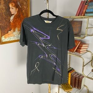 Vintage black splatter paint shirt